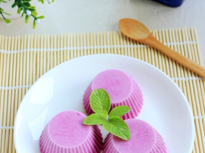 紫薯酸奶冻