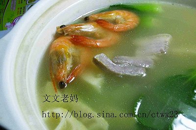 竹笋咸肉虾汤