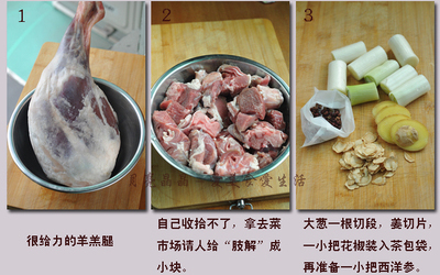 西洋参清炖羊肉汤的做法和步骤(图1)