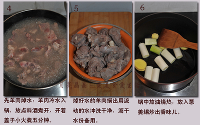 西洋参清炖羊肉汤的做法和步骤(图2)