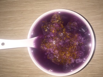 紫薯桂花粥