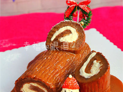 圣诞木柴蛋糕