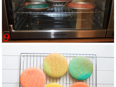 彩虹蛋糕的做法和步骤(图4)