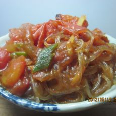 西红柿炒粉条