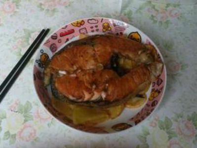 香煎三文魚