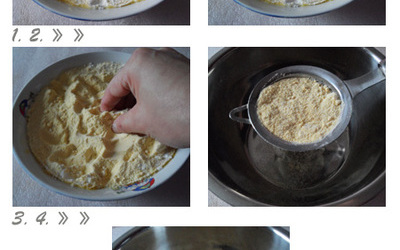 蜜汁柠香玉米糕的做法和步骤第4张图