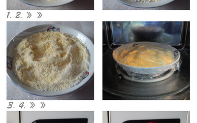 蜜汁柠香玉米糕的做法和步骤第3张图