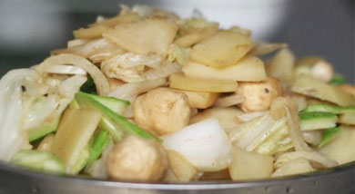 土豆炖大白菜