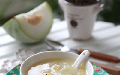 奶白冬瓜虾皮汤的做法和步骤第3张图