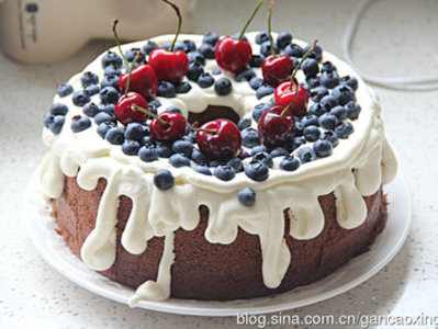 烘焙课堂:零基础自制蓝莓奶油蛋糕的做法和步骤(图10)