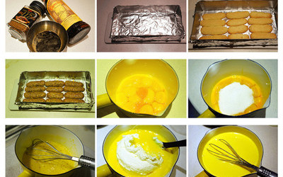 抹茶马卡龙提拉米苏蛋糕的做法和步骤第3张图