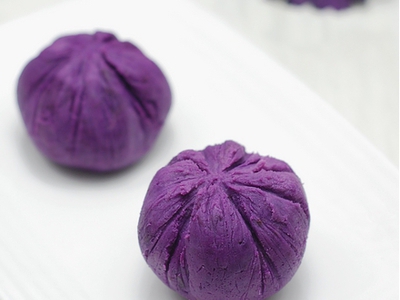 玫瑰.紫薯茶巾