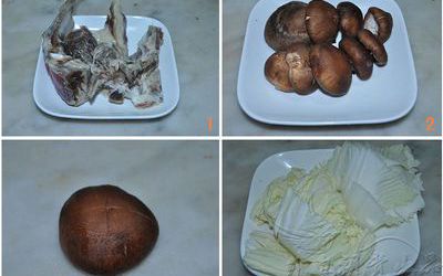 香菇炖腊肉骨头的做法和步骤第3张图
