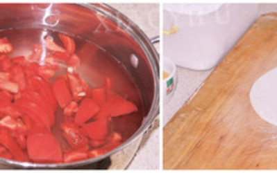 番茄酸辣面片儿汤的做法和步骤第5张图