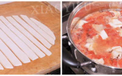 番茄酸辣面片儿汤的做法和步骤第6张图