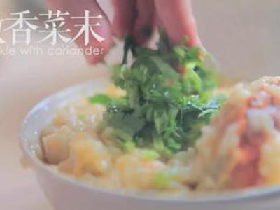 虾肥蟹黄砂锅粥