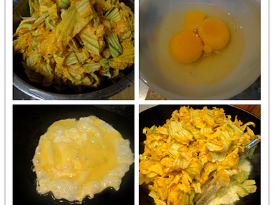蛋炒南瓜花的做法和步骤(图3)