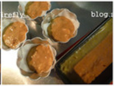 肉桂酥顶蕉香马芬蛋糕的做法和步骤(图4)