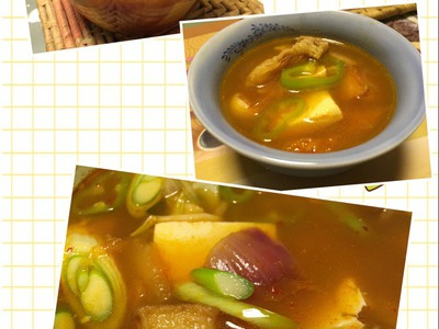 五花肉泡菜杂食汤