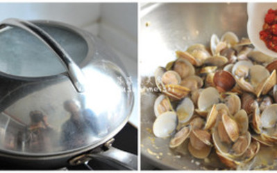 剁椒炒花蛤的做法和步骤第7张图