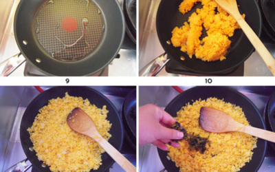 金黄蛋炒饭的做法和步骤第4张图