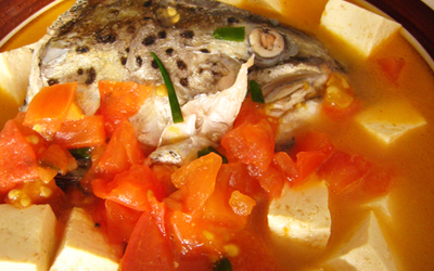 三文鱼头豆腐汤的做法和步骤第4张图