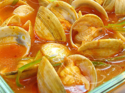 番茄蛤蜊汤
